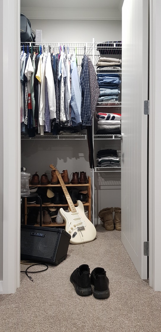 organizing your apartment closet